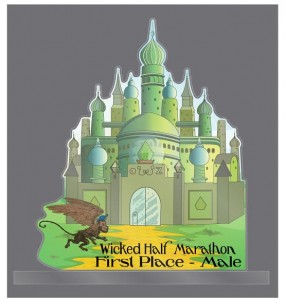 Wicked Half Marathon Trophy